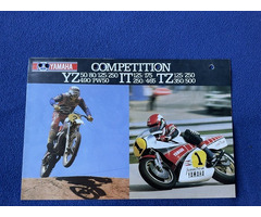 Original Yamaha TZ, YZ, IT Bj. 81 Prospekt.