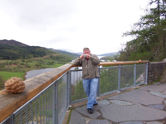 2009 am Historischen Aussichtspunkt der Königin Viktoria....Queens View in Schottland.