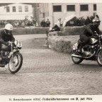 1966 Bremerhaven, erstes Rennen von Rolf Minhoff mit einer Motobi