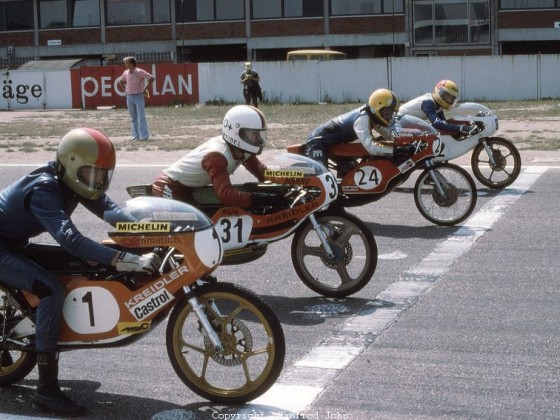 Hockenheim 1977 - Start Klasse 50ccm