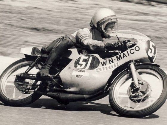 1973 GP in Assen, Rolf Minhoff, Maico 125ccm