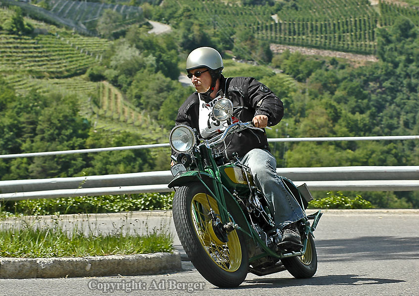 Heinz Birkl, Excelsior Super Sport X, 1928
