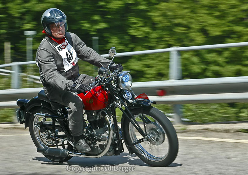 Otto Walz, Gilera Saturno Sport 500, 1947
