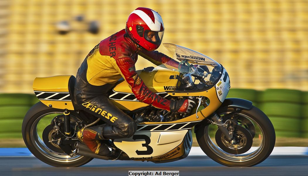 Franz Weidacher, Yamaha TZ700, Bj.74,  Ex-Gene Romero
