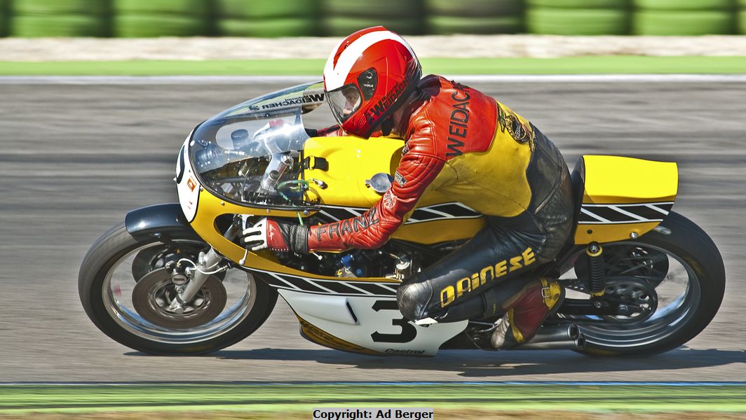 Franz Weidacher, Yamaha TZ700, Bj.74,  Ex-Gene Romero
