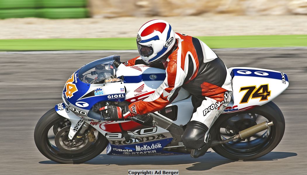 Paul Galles(Lux), Honda RS250, ex- Daijiro Kato
