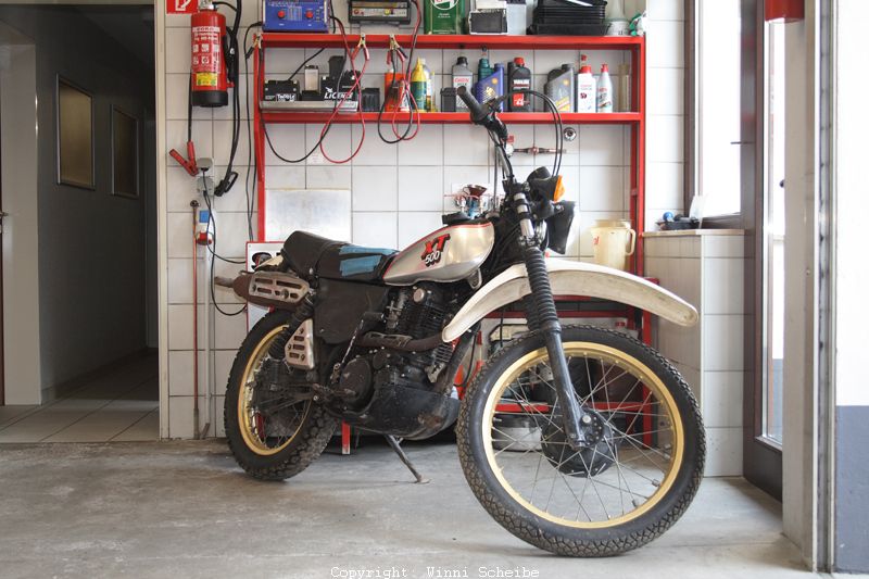 Unrestauriertes XT500 Modell von 1981
