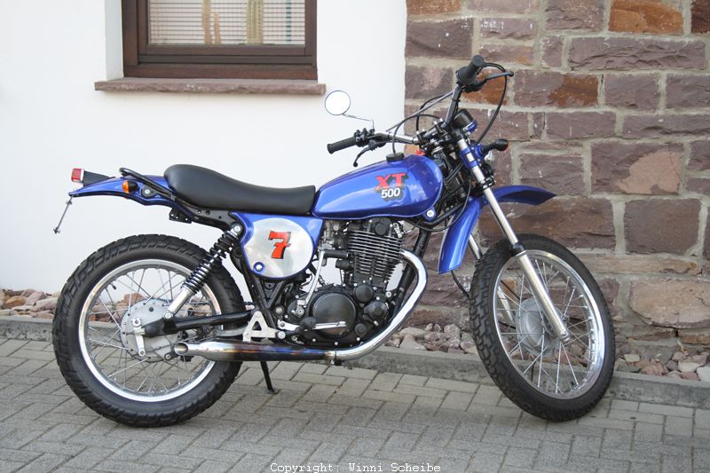 XT 500 Scrampler Umbau 1 Version
