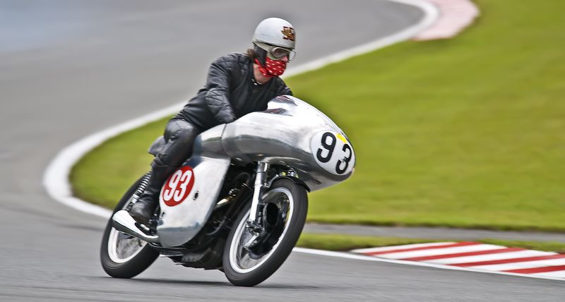 Stefan Knittel, 500ccm Norton Werksmaschine von Ray Amm, 1954
