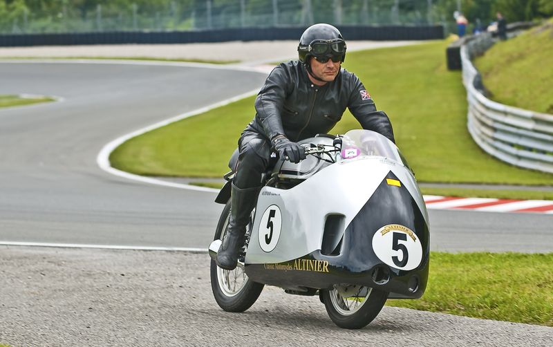 Alessandro Altinier (ITA), Norton Manx 350, 1954
