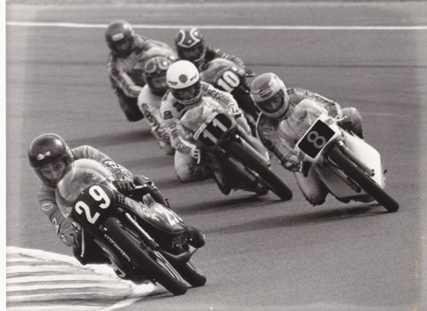 Salzburgring
29 Henk van Kessel, 8 myself, 11 Patric Plisson behind Gert Bender.

