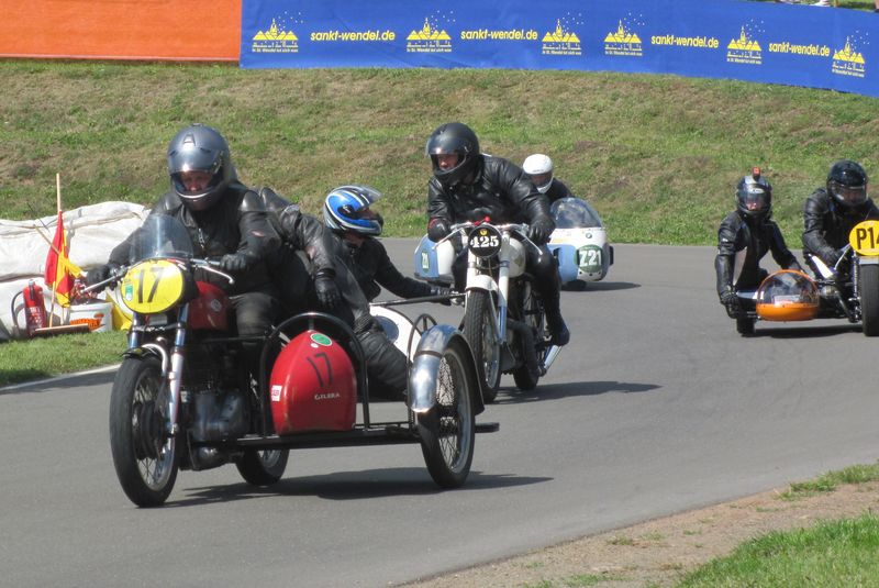 Gilera Saturno Gespann aus England
Foto: Jochen Bangert
