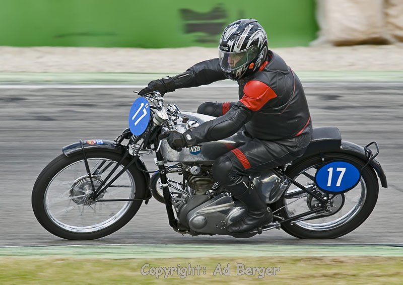 Erich Mächler, NSU Werks SSR 350, 1937
