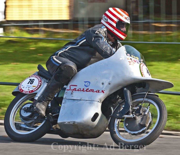Jan  Kostwinder - NSU Sportmax, 3 x Niederländischer Meister
