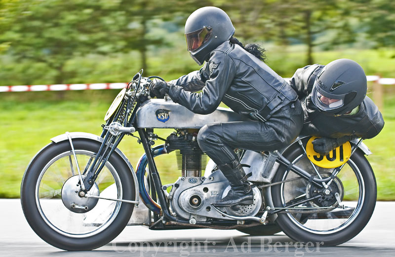 14. Zschorlauer Dreieckrennen 
Claudia Donner, Sven Richter, NSU SS500
