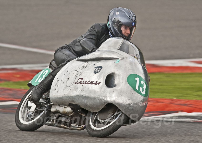 Franky Baeten, NSU Sportmax 250, 1955
