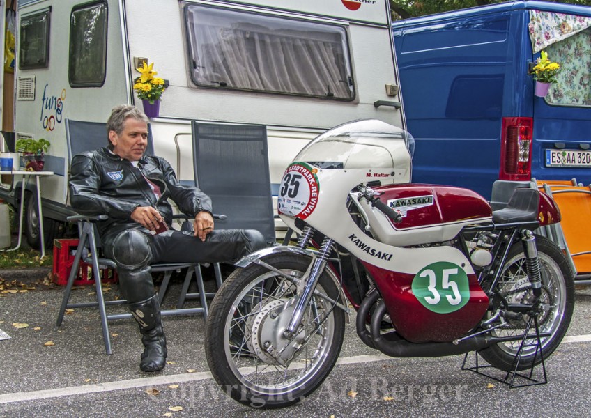 Hamburger Stadtpark-Revival 2012
Markus Halter, Bad Friedrichshall - Kawasaki A1R 1968
