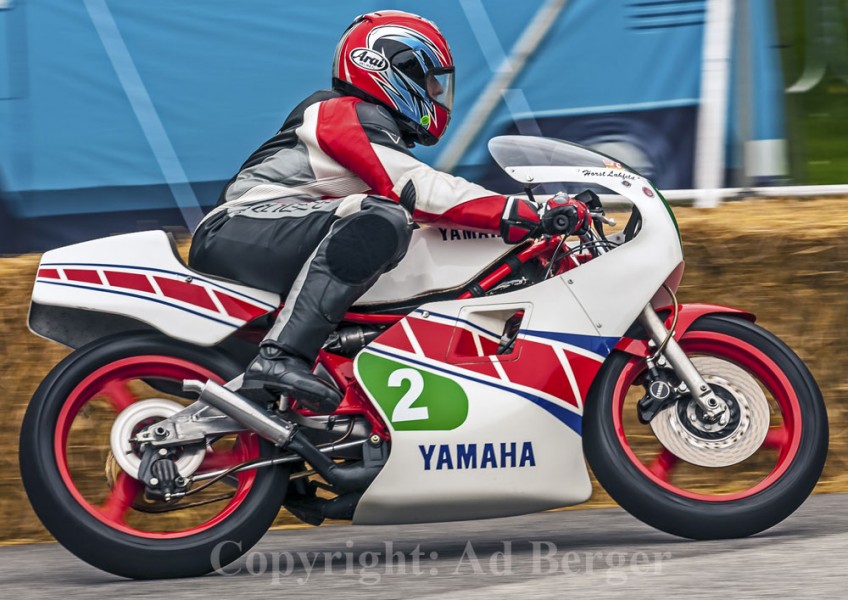 Hamburger Stadtpark-Revival 2012
Horst Lahfeld, Yamaha TZ 250 1985
