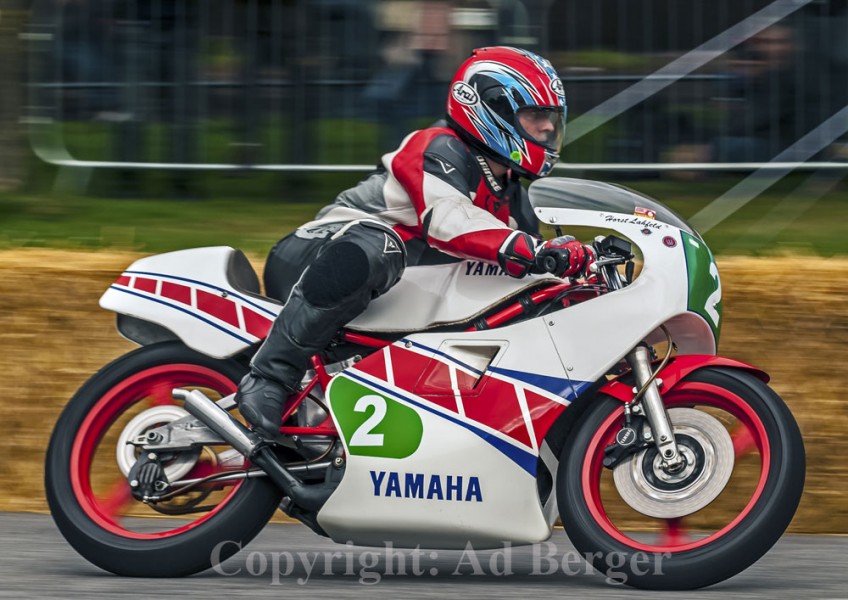 Hamburger Stadtpark-Revival 2012
Horst Lahfeld, Berlin - Yamaha TZ 250 1985
