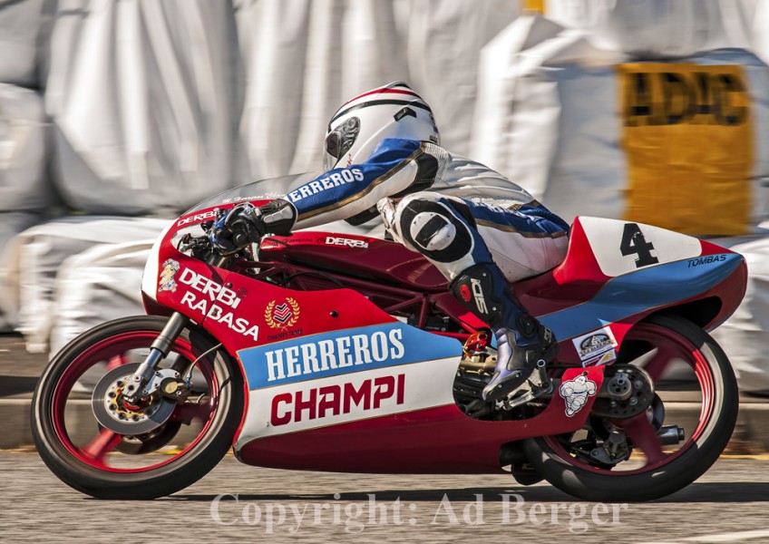 Schottenring Classic GP 2012
Manuel Herreros - Derbi - letzter Weltmeister der 80-ccm-Klasse
