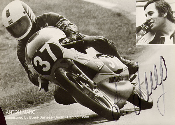 Toni Mang
1977: 5. WM-Platz 125 auf Morbidelli
