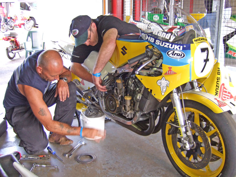 500cc Suzuki RG, Fahrer Randy Mamola
