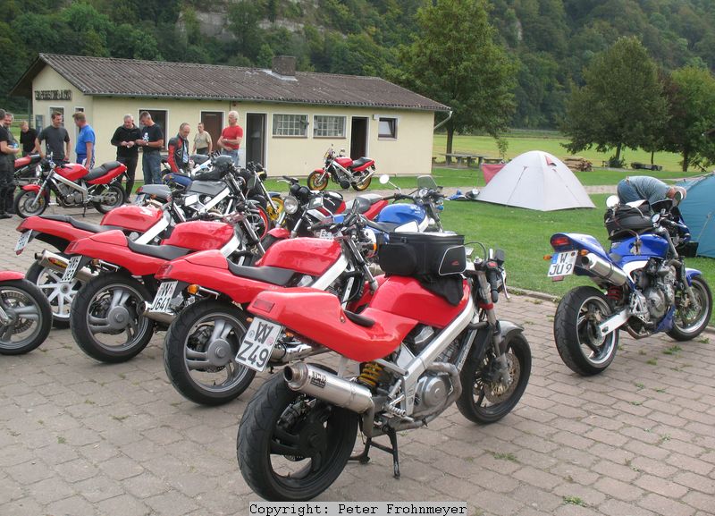 Honda HAWK - BROS (RC31+NC25) Treffen 2009 Pegestorf 
