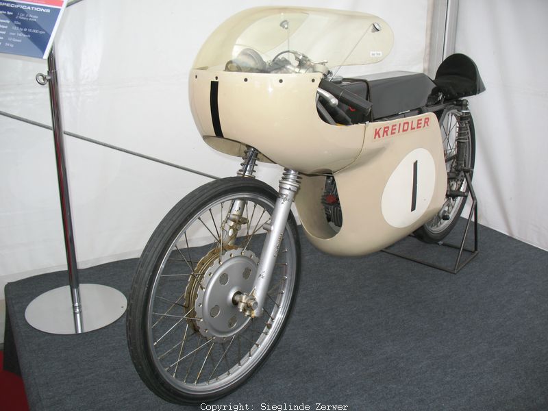 Kreidler Bj.1965
Fahrer: Luigi Taveri
Besitzer: Jaap Groot
