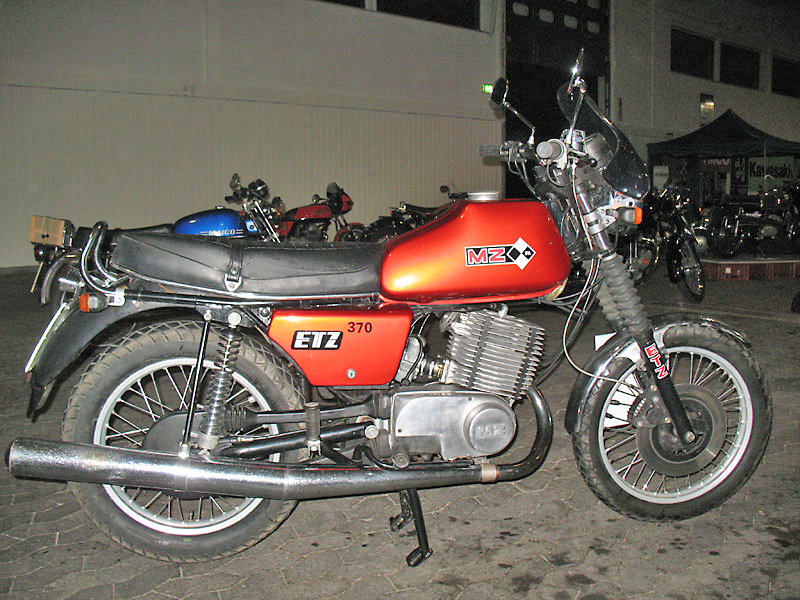  MZ 370 von Klaus Siemon

370ccm, Membraneinlass 
