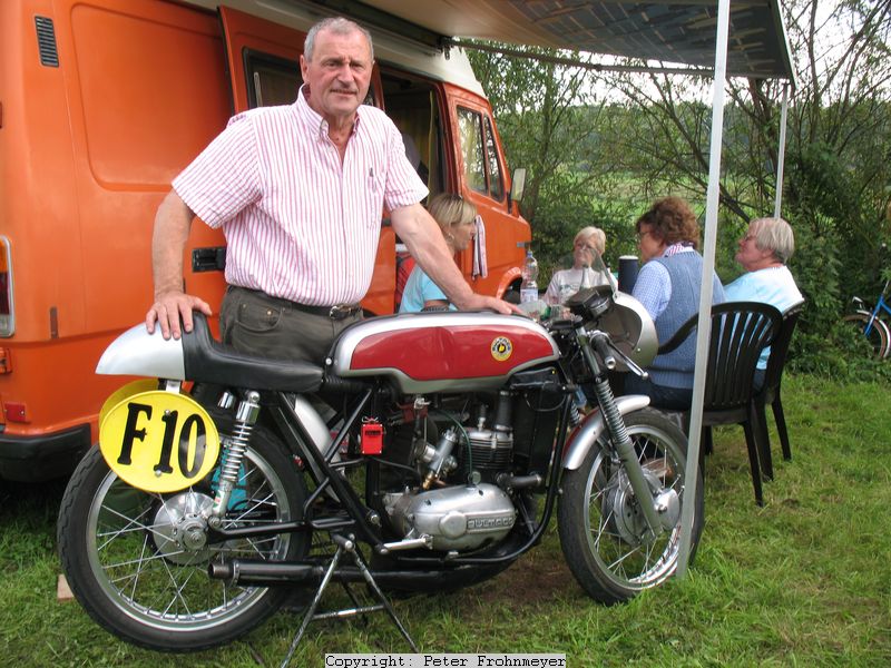 Reinhard Müller, 125ccm Bultaco, Bj. 1964
