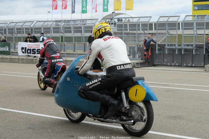 Sachsenring Classic 2014
Dieter Braun auf einer NSU!
