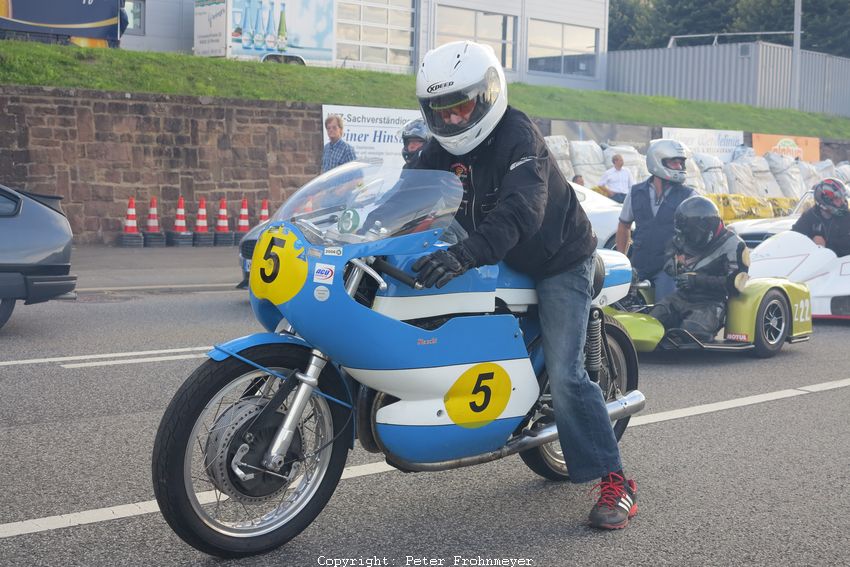 „4. Internationale Motorsport Klassik" - St. Wendel 2014
Heiner Butz - Bianchi 500 Bicilindrica
