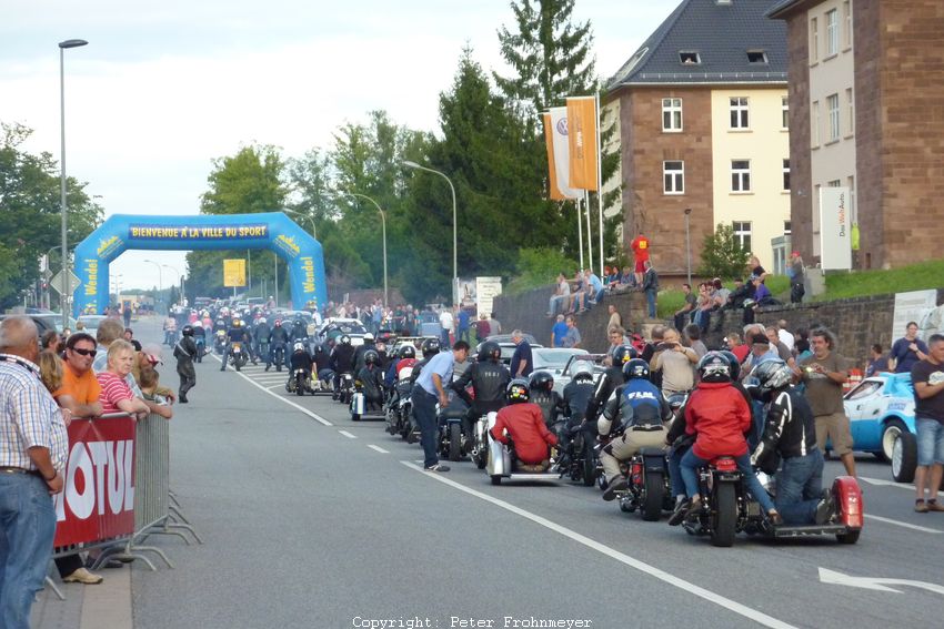 „4. Internationale Motorsport Klassik" - St. Wendel 2014
Startaufstellung zur Stadtrundfahrt
