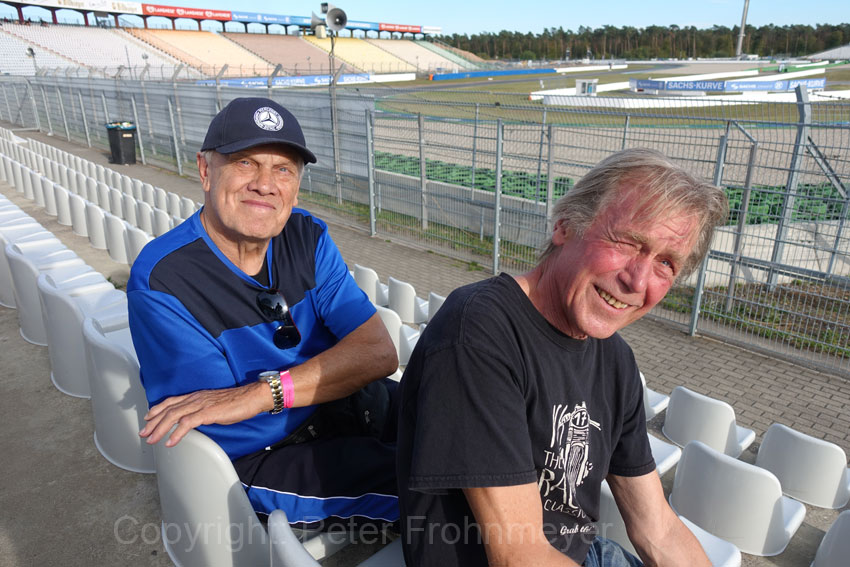 Hockenheim Classics 2018
Der ehemalige Suzuki Händler Böhme mit seinem Ex-Fahrer Franz Heller
