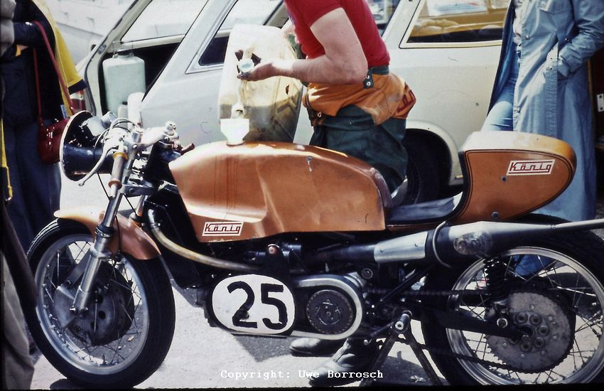 Bremerhaven 1974
König, 500ccm, Fahrer Schüller
