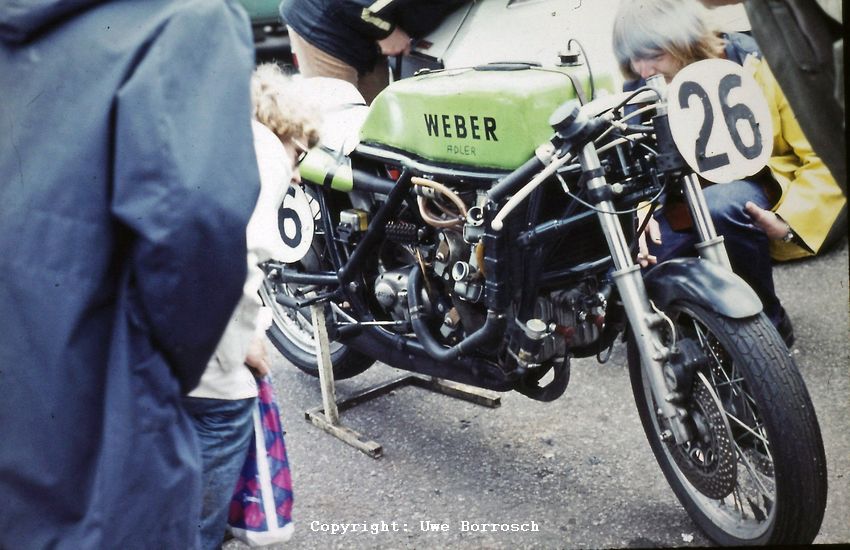 Bremerhaven 1974
Weber-Adler, 500ccm Eigenbau
