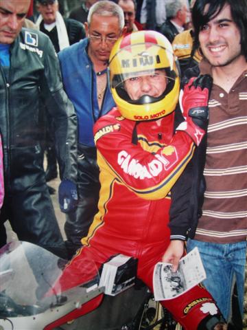 Jaime Alguersuari on the BULTACO with Ricardo Tormo junior
Foto: Cédric
