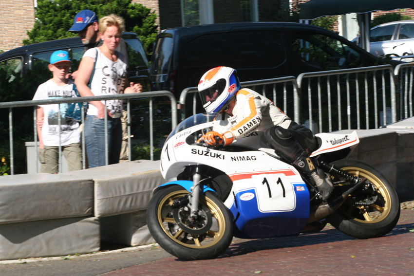 Historische motor GP Eext - 23 augustus 2015
Marcel Ankoné - - Foto: Gijs van Veluw
