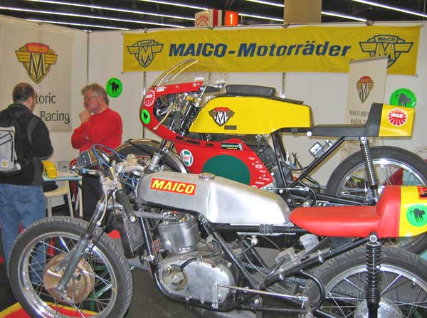 Maico Historic Racing Team
im Vordergrund die 125ccm Maico von Michael Kubin
