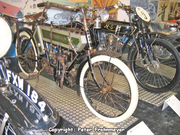 Neckarsulmer Motorrad
331ccm, 2,5PS, Bj. 1905
