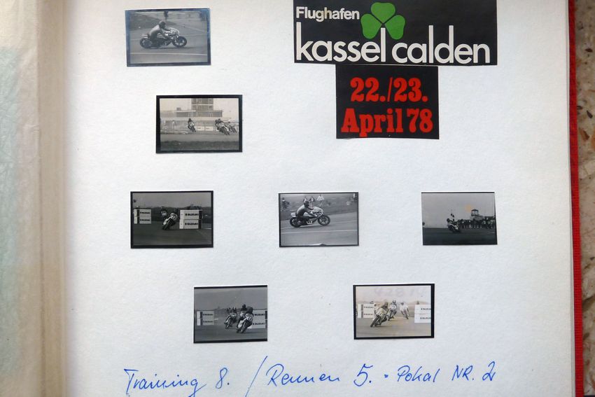 1978 B-Lizenz OMK Pokal
Flugplatzrennen Kassel/Calden, 350cc, Platz 5
