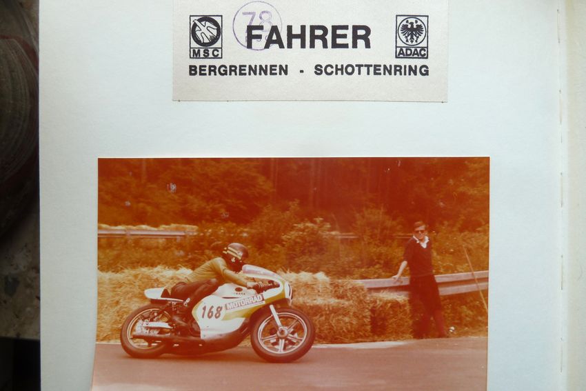 1978 B-Lizenz OMK Pokal
350 cc Bergrennen Schottenring Platz 3
