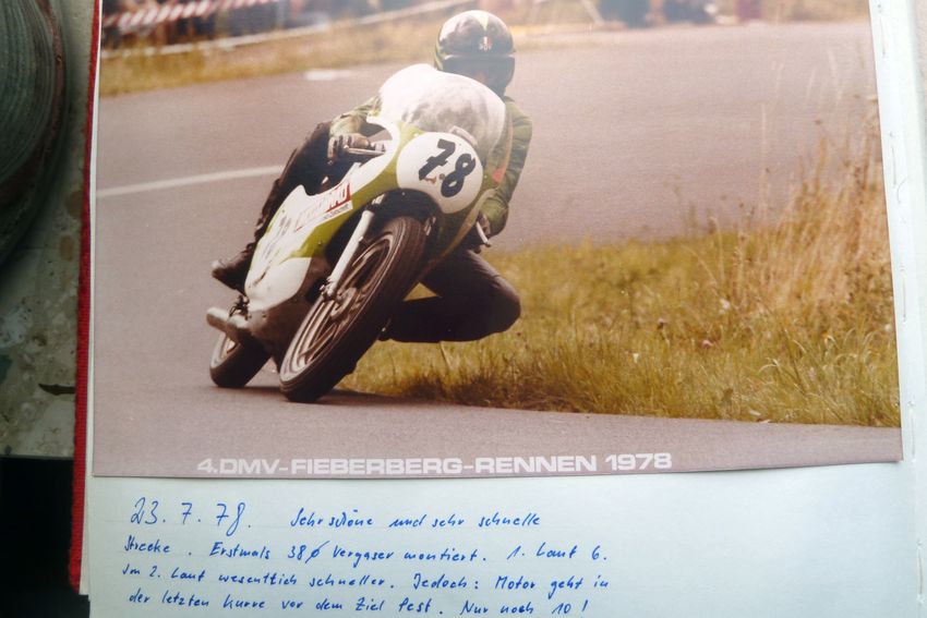 1978 B-Lizenz OMK Pokal
 Klasse 350 cc Fieberbergrennen Platz 10
