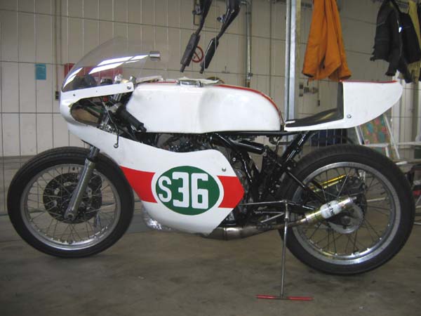 S36
Fahrer: Peter Meinhardt , Yamaha TZE 350 ccm, 1978
