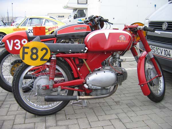 F82
Fahrer: Hartmut Dicke, Motobi Catria Sport 175 ccm, 1961
