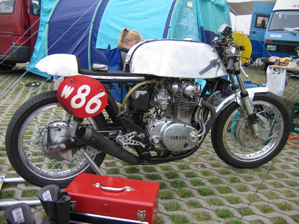 W86
Fahrer: Frank Stodt, Yamaha XS650 ccm, 1975
