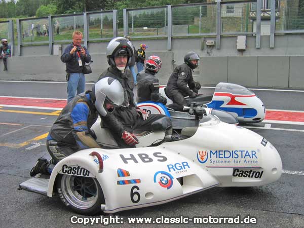 Heinz Bals - Wolfgang Heiden, Germany, Sidecar BMW RS
