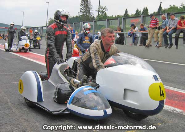 G. Jaedecke-Horst Anschütz Germany, Sidecar BMW RS54
