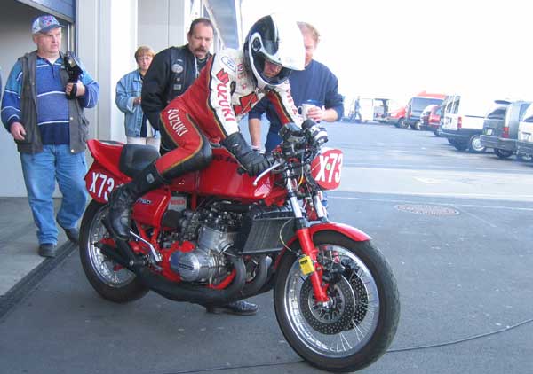 X73
Heinz Schönebeck, Reimo Suzuki GT750
