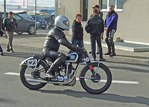 Heinz Sudolak, NSU Baujahr 1939
VFV - Klasse C Post Vintage bis 350ccm Baujahr 31-49
